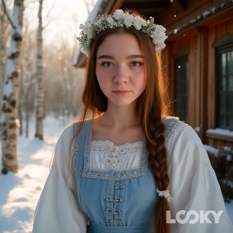 Looky_175008245064090 в LOOKY. #Русская_зима,#LOOKY_нейронка. #Русская_зима #LOOKY...