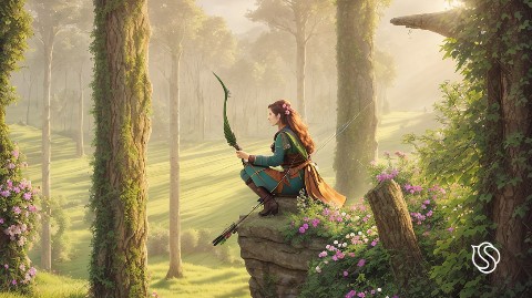 Library of Legends в LOOKY. #экоперспектива,#LOOKY_нейронка,#Elf,#pixie. #экоперспектива #LOO...