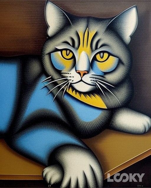 Кому #Пикассо??🤪 #LOOKY_нейронка 
Моя сладкая #булочка 🐈‍⬛