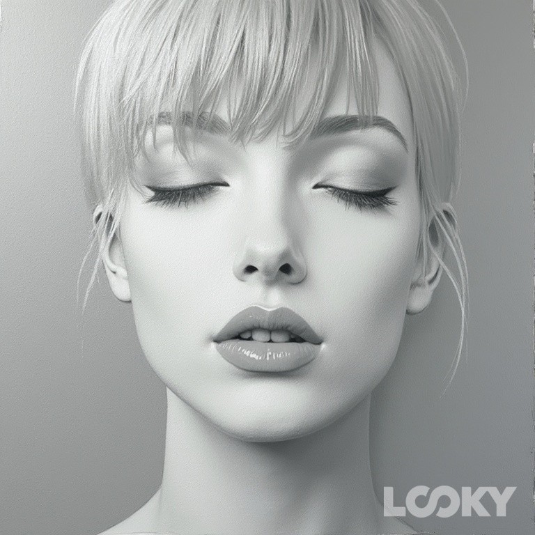 Kosmos_looky в LOOKY — #черно_белое #looky_нейронка #looky #портрет