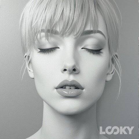 Kosmos_looky в LOOKY. #черно_белое,#looky_нейронка,#looky,#портрет. #черно_белое #looky_...