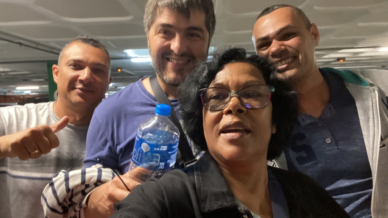Família feliz.