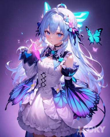 HoneyMilkTea в LOOKY. #Аниме_Неон,#LOOKY_нейронка,#girl,#anime,#animegirl,#cute,#cutegirl,#kawaii,#kawaiigirl,#neon,#blue,#butterfly,#purple,#violet,#Аниме,#девушка,#анимедевушка,#неон,#милашка,#милаядевушка,#бабочки. #Аниме_Неон #LOOKY_н...