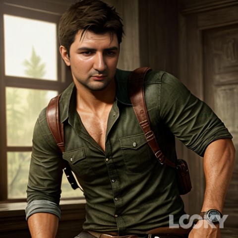 Питерский Пазл в LOOKY. #Нейт_Дрейк,#Хэллоуин_вампир,#LOOKY_нейронка. #Нейт_Дрейк #Хэллоуи...
