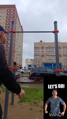 Дмитрий в LOOKY. #спортпосле55,#спортплощадка,#фитнесмотивация,#август2026,#Пермь. Тренировка под дождё...