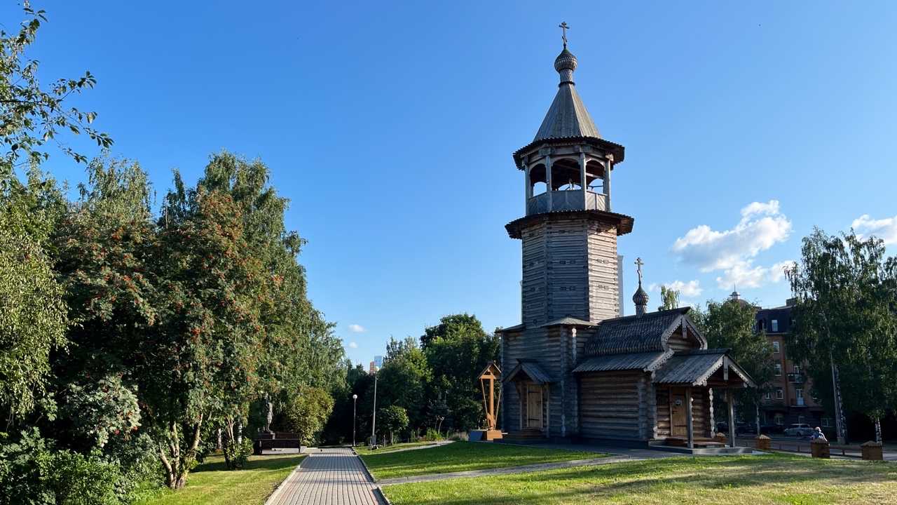 Wooden church in Petrozavodsk