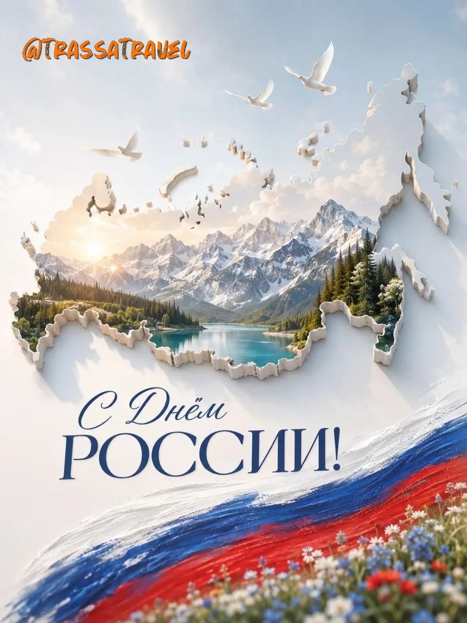Трасса Travel in LOOKY. #ДеньРоссии. Дорогие соотечествен...
