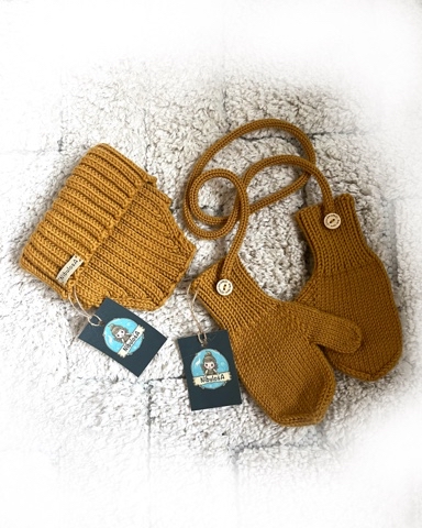 nibulosa_knit в LOOKY. #вязанаяодежда. Снуд и варежки из 10...