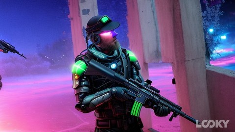 Sterov в LOOKY. #Neon,#Cyberpunk,#Futurism,#Work,#Duty. #Neon #Cyberpunk #Fu...
