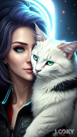 SnowLeopard в LOOKY. #Футуризм,#LOOKY_нейронка. #Футуризм #LOOKY_ней...