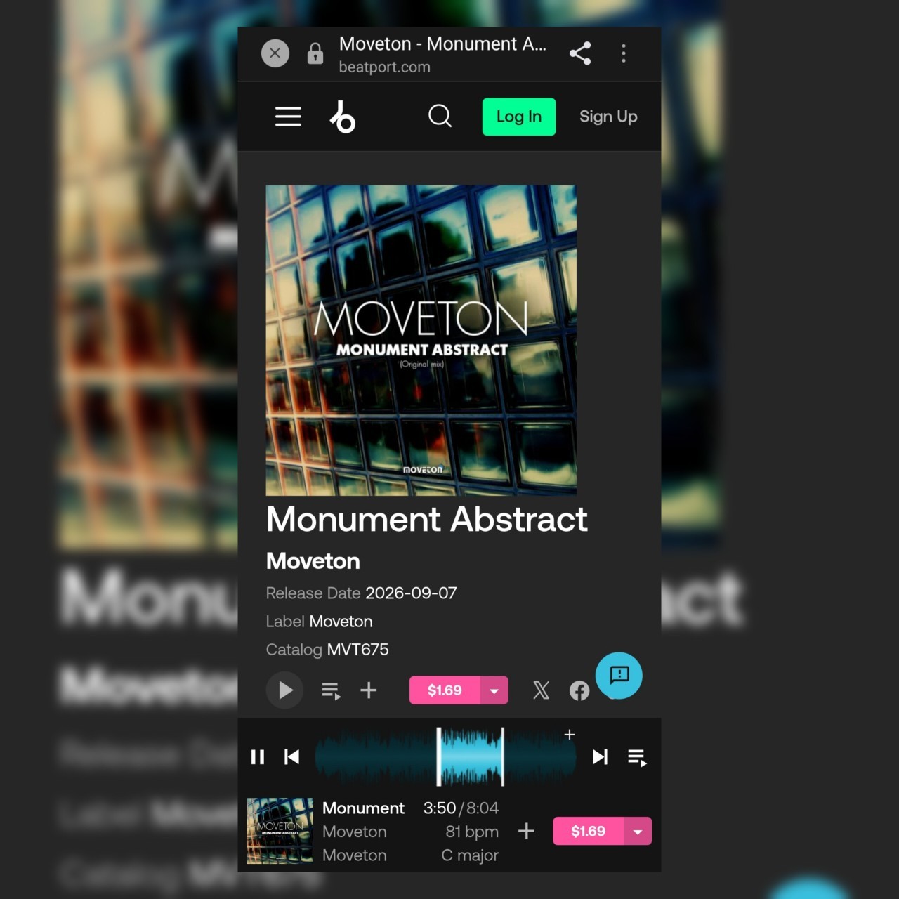 Fresh release https://www.beatport.com/release/monument-abstract/7415295 😍

#moveton #ambient #experimental #music #release