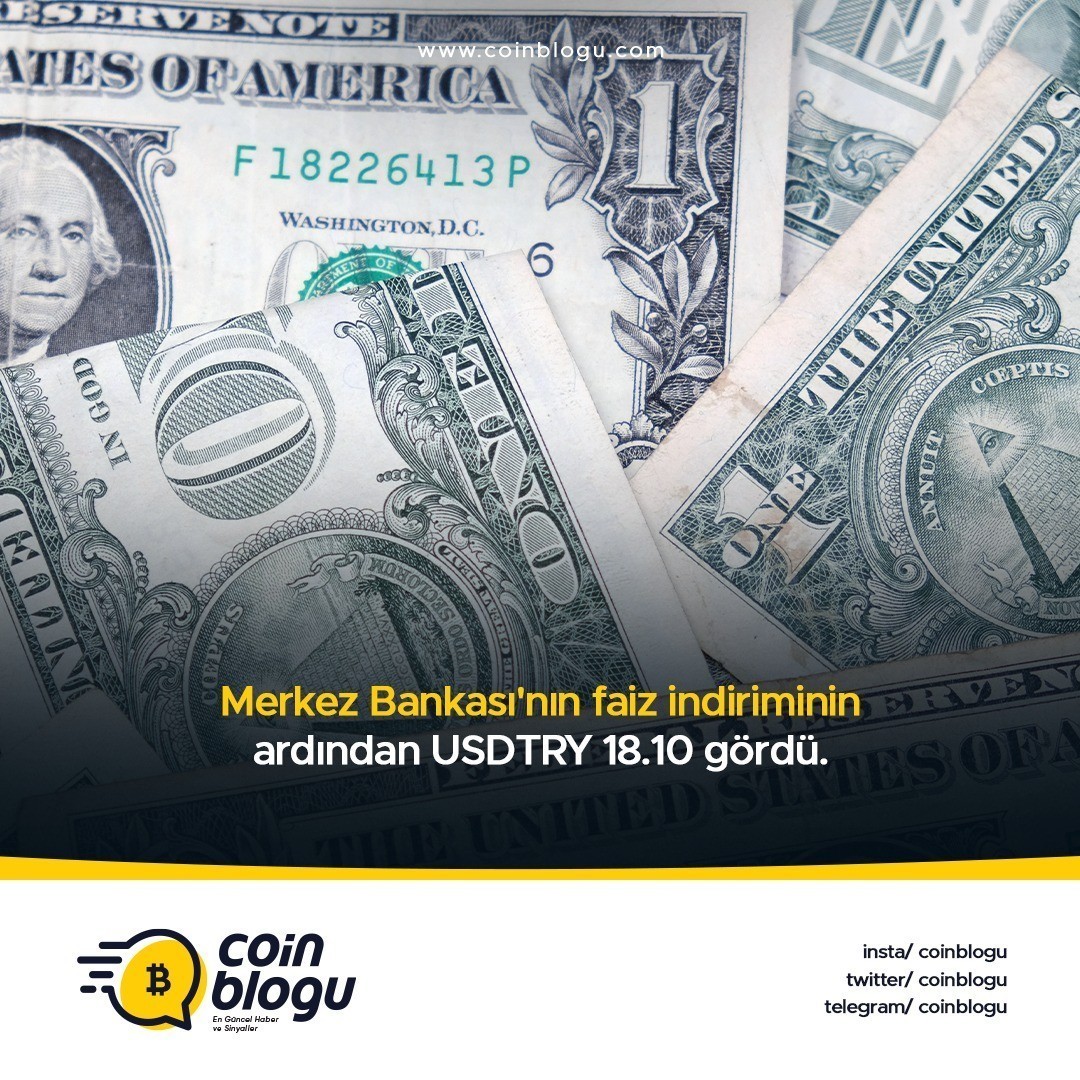 Merkez Bankası'nın faiz indiriminin
ardından USDTRY 18.10 gördü.
[#usa](usa) 