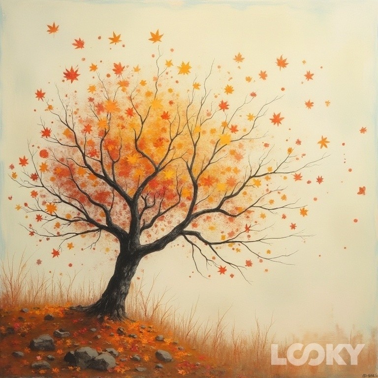 Приближается осень 🍂🍁 #осень #листья [#looky_нейронка ](looky_нейронка)#свой_аватар #looky_контент