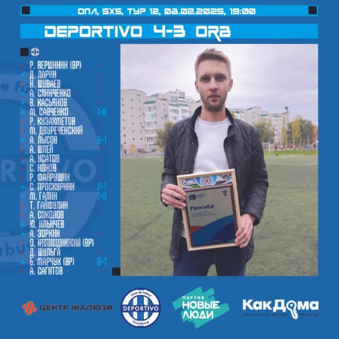 deportivo_fc_orenburg в LOOKY. #DepotivoORB,#ЗаДепор,#deportivo_fc,#deportivo_fc_orenburg,#ЗаДепор,#WeAreDeportivo,#новыелюди,#новыелюдиоренбург,#людиважнее,#ассоциациямудрыхродителей. 🏆 ОПЛ, 5х5, ГРУППА ...