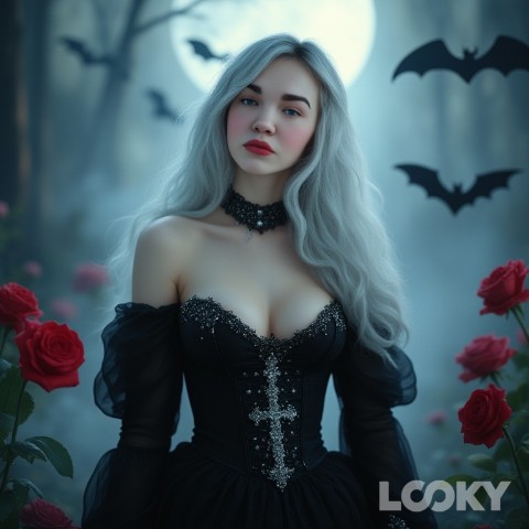 Сахарный Котёнок в LOOKY. #8_марта_в_LOOKY,#В_стране_чудес,#С_любовью_Ангел,#LOOKY_нейронка. #8_марта_в_LOOKY #В_...