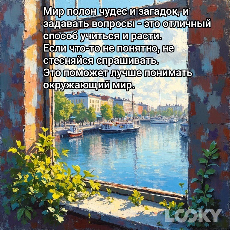 Welfare в LOOKY — #мудрость #наблюдения #выводы #looky_нейронка #looky