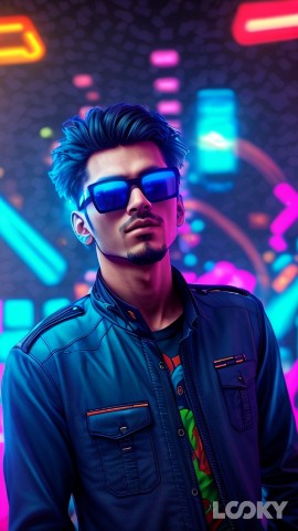 D A N I E L в LOOKY. #Neon,#Fantasy,#LOOKY_нейронка. #Neon #Fantasy #LOOK...