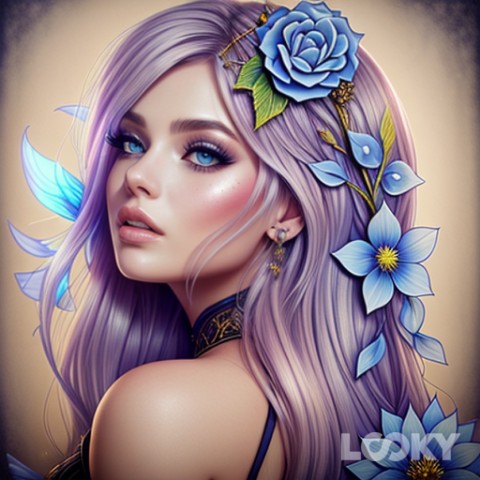 Asteria в LOOKY. #Фэнтези,#LOOKY_нейронка. #Фэнтези #LOOKY_нейр...