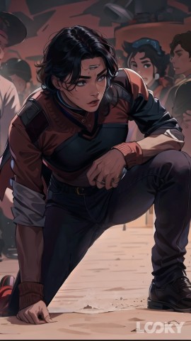 Otaku в LOOKY. #Комикс,#LOOKY_нейронка#мураками#цитаты#афоризмы. - Один?
- Да.
- Люби...