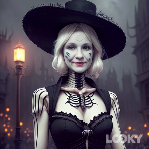 #Хэллоуин_Мексика #LOOKY_нейронка 
💔👻