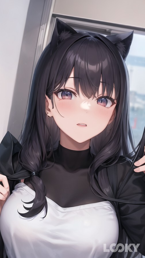 #Аниме #LOOKY_нейронка [#catgirl](catgirl) [#beautifulgirl](beautifulgirl) 