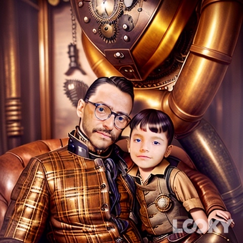 MiladTM в LOOKY. #Steampunk,#LOOKY_нейронка. #Steampunk #LOOKY_не...