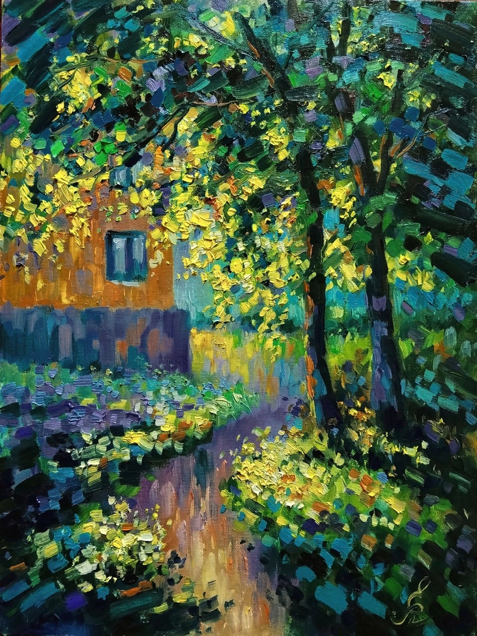 "Дворик", 40/30
Холст на картоне/масло
Новая работа в стиле импрессионизм
#живопись #картина 
#современнаяживопись #импрессионизм #пейзаж #купитькартину #рисование #искусство