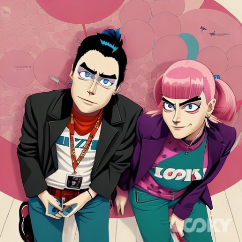 Perfluence  SS 23 в LOOKY. #Gorillaz,#LOOKY_нейронка. #Gorillaz #LOOKY_ней...