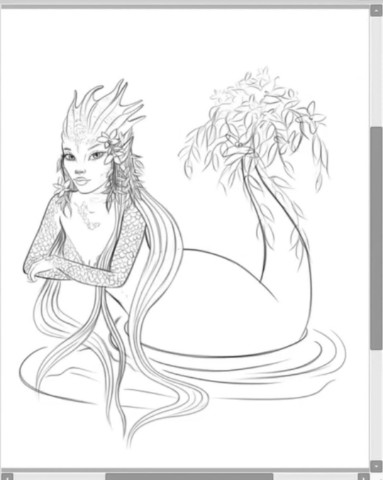 candyvetka.art в LOOKY. #bodrii_may26,#mermay2026,#mermaid. процесс рисования зе...