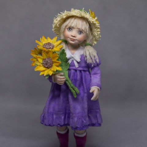 cotton_wool_natali в LOOKY. . Девочка с подсолнуха...