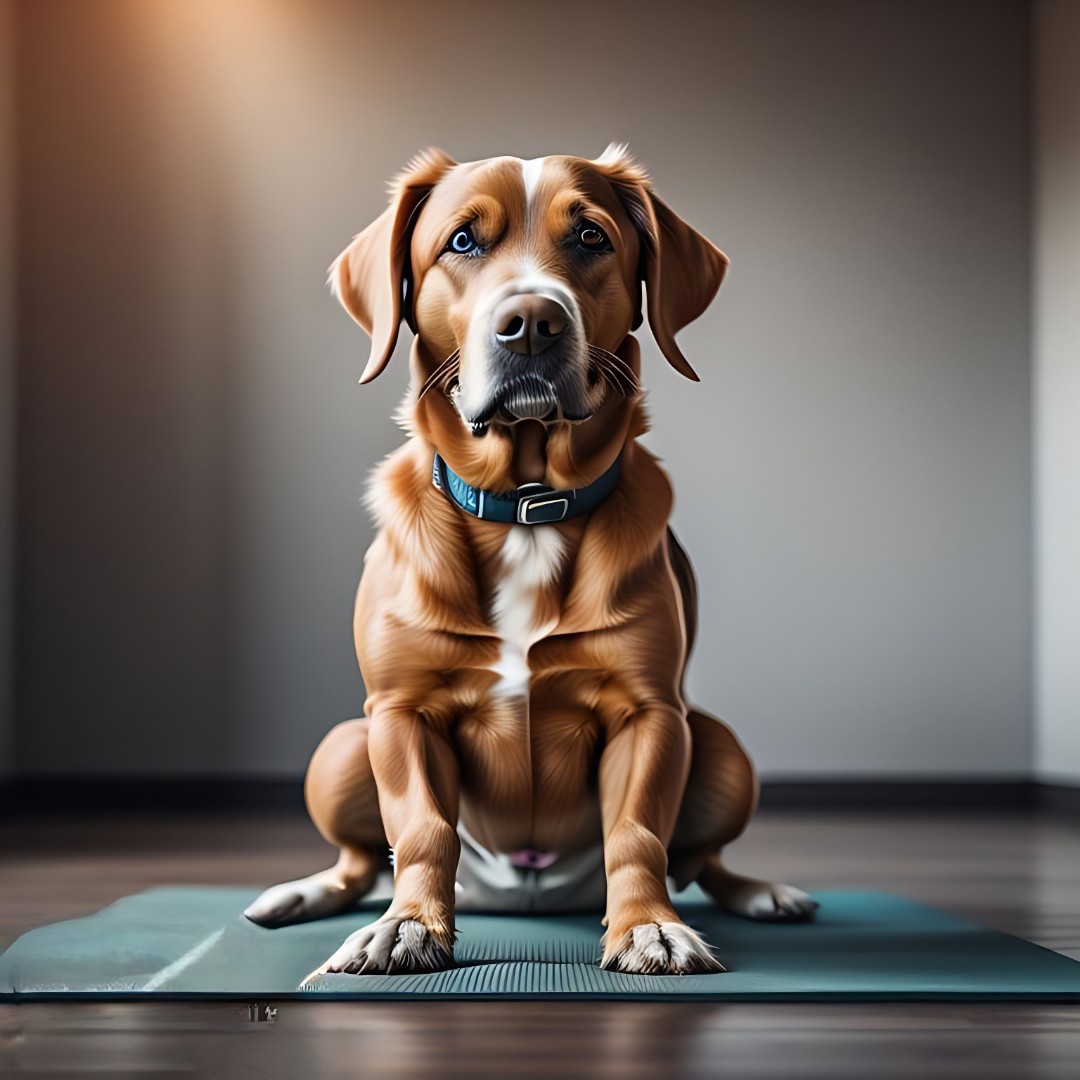Yoga. [#dogs](dogs) 