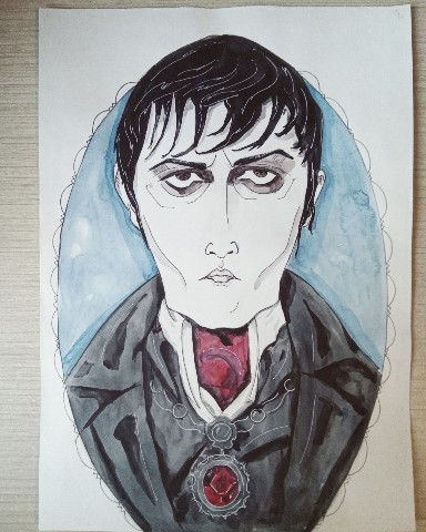mari_tishchenko в LOOKY. #иллюстрация,#иллюстрации,#арт,#творчество,#art,#artist,#myart,#timburton,#johnnydepp,#helenabonhamcarter,#evagreen,#bellaheathcote. Персонажи фильма "Мр...