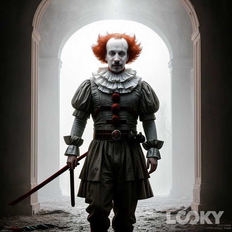 Александр в LOOKY — #Хэллоуин_клоун #LOOKY_нейронка