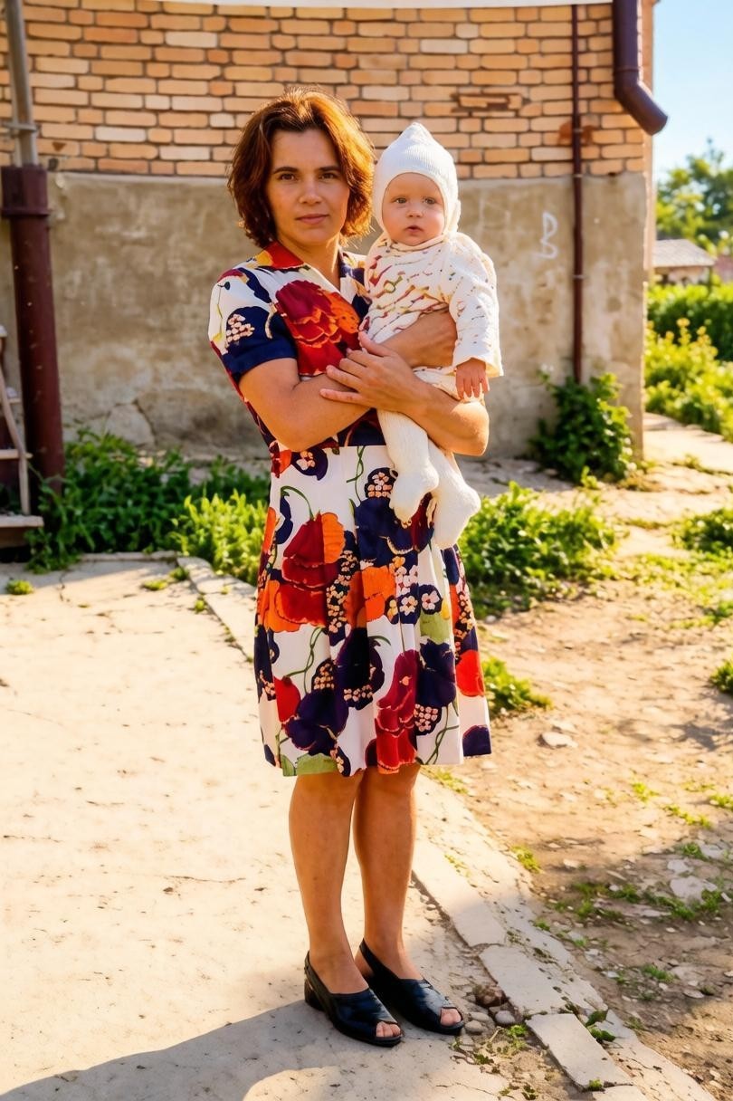 Тетя Вера с Женей