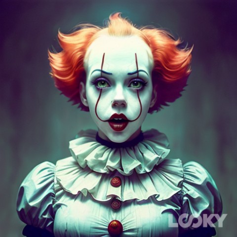 Looky_1699770849103 в LOOKY. #Halloween_clown,#LOOKY_нейронка. #Halloween_clown #LO...