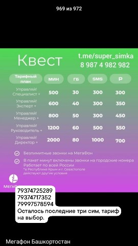 simkarta.vip в LOOKY. . Новые сим, Башкирия,...