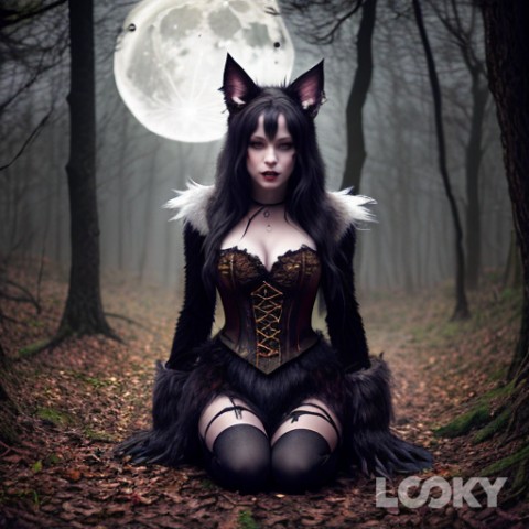 Looky_1693530249589 в LOOKY. #Хэллоуин_оборотень,#LOOKY_нейронка. #Хэллоуин_оборотень ...