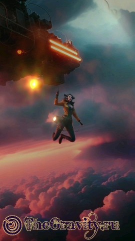 TheGravity в LOOKY. #stablediffusion,#photoshop,#blender,#davinciresolve,#ИнтегралПьявица,#гравитация,#иллюстрация,#литература,#рассказ,#фантастика,#научнаяфантастика,#книга,#роман,#стимпанк. Иллюстрация в #stabl...