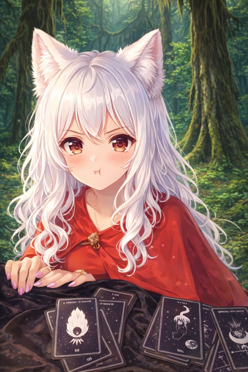 Wolfy Chan в LOOKY — Аниме белый волк