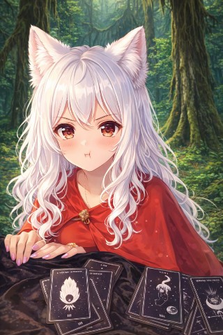 Wolfy Chan в LOOKY. . Аниме белый волк