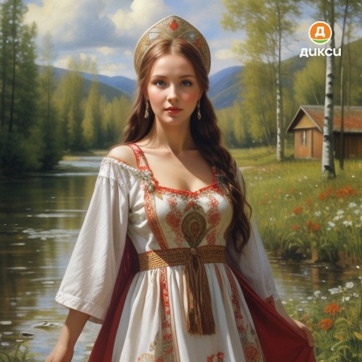 #Василиса_Прекрасная #LOOKY_нейронка русская дева