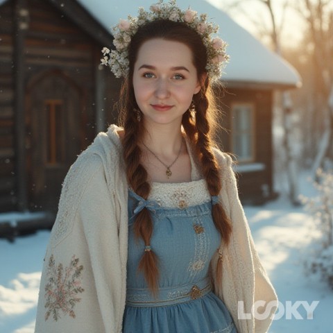 juliafedo95 в LOOKY. #Русская_зима,#14_февраля,#Fashion_LOOKY,#LOOKY_нейронка. #Русская_зима #14_фе...