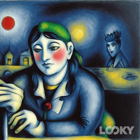 Peerezcom в LOOKY. #Chagall,#LOOKY_нейронка. #Chagall #LOOKY_нейр...