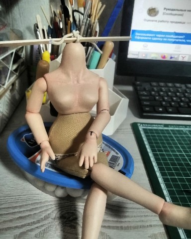 ewitadolls в LOOKY. #шарнирнаякукла,#авторскаякукла,#куклаизпластика,#ewitadolls_процессы,#будуарнаякукла,#творческийпроцесс,#ручнаяработа. Проверка на подвижно...
