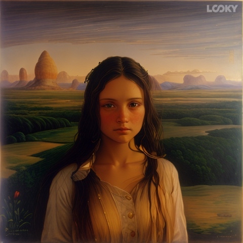 NEUROMANIAC в LOOKY. #neuralnetwork,#neuromaniac. Renesanse girl #neur...