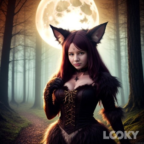 Looky_1694821137254 в LOOKY. #Хэллоуин_оборотень,#LOOKY_нейронка. #Хэллоуин_оборотень ...