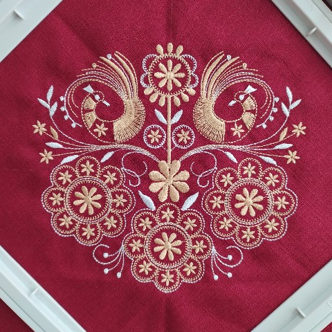Fotiniya_PROвышивку в LOOKY. #вышивкасамара,#машиннаявышивка,#вышивка,#птички,#народныйстиль,#вышивканакрое,#Самара,#looky_топ. 📌Птички на затылок�...