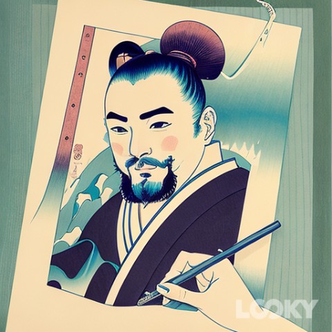 E_she в LOOKY. #Hokusai,#LOOKY_нейронка. #Hokusai #LOOKY_нейр...