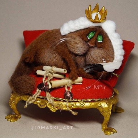irmarki_art в LOOKY. #котики,#толстыекотики. Кот-Король Витольд l...