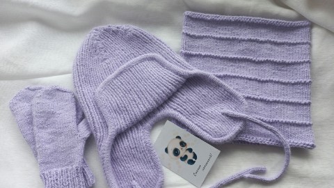 lara.knit27 в LOOKY. #вязаниеназаказ,#шапкаушанканазаказ,#вязаниеспицами,#снудназаказ,#снудспицами. Комплект зимний. Шап...